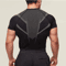 Mens Quick Dry High Elastic Shark Sports T-Shirt, Tight Fitness Training, Breathable Summer Gym Top