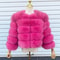 Luxury Faux Fur Coat 2024 Winter Fluffy Jacket For Women Thick Warm Raccoon Style Outwear 5