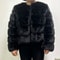 Luxury Faux Fur Coat 2024 Winter Fluffy Jacket For Women Thick Warm Raccoon Style Outwear 7