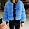 Luxury Faux Fur Coat 2024 Winter Fluffy Jacket For Women Thick Warm Raccoon Style Outwear 10