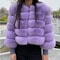 Luxury Faux Fur Coat 2024 Winter Fluffy Jacket For Women Thick Warm Raccoon Style Outwear 25