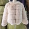 Luxury Faux Fur Coat 2024 Winter Fluffy Jacket For Women Thick Warm Raccoon Style Outwear 27