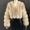 Luxury Faux Fox Fur Coat V Neck Winter Coat For Women Warm Long Sleeve Teddy Jacket Chic Fashion Ou 6