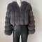 Luxury Faux Fox Fur Coat V Neck Winter Coat For Women Warm Long Sleeve Teddy Jacket Chic Fashion Ou 9
