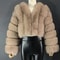 Luxury Faux Fox Fur Coat V Neck Winter Coat For Women Warm Long Sleeve Teddy Jacket Chic Fashion Ou 23