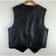 Men's Soft Leather Vest, Western Snap Front, Biker Vest, Informal Holiday Attire, Mens Gift