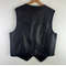 Men's Soft Leather Vest, Western Snap Front, Biker Vest, Informal Holiday Attire, Mens Gift
