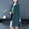 Luxurious Winter Lamb Fur Jacket, Thickened Long Woolen Coat, Fashionable Polyester Design for Mothers and Women