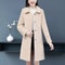 Luxurious Winter Lamb Fur Jacket, Thickened Long Woolen Coat, Fashionable Polyester Design for Mothers and Women