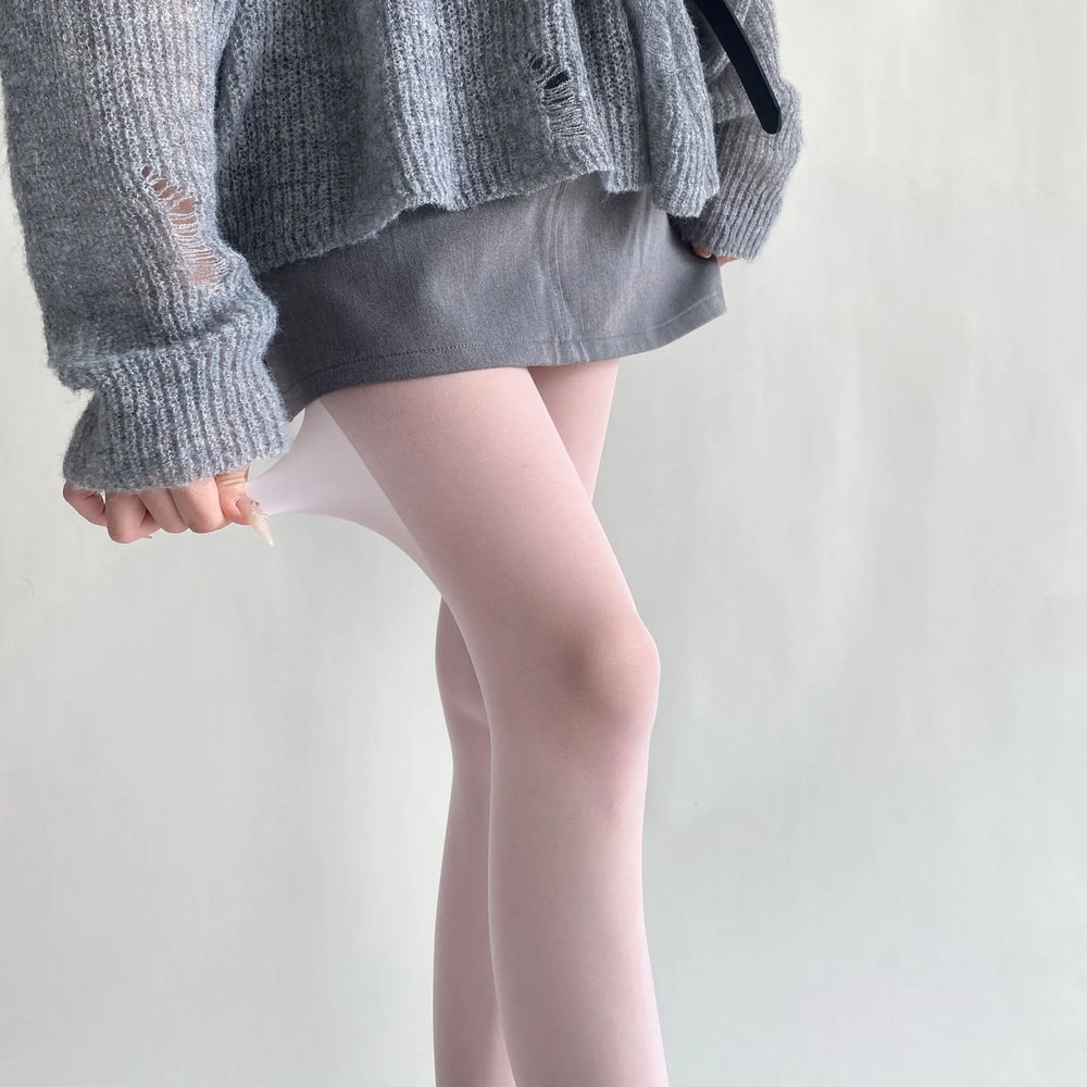 Velvet Touch Thigh High Stockings Ultra Thin Nylon Tights For Women Sexy Body Hosiery Pantyhoses 13