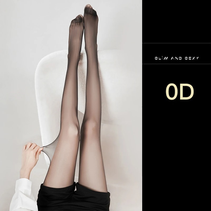 Ultra Thin Black Tights, Sheer Silk Pantyhose, Breathable Hosiery, Anti Hook Stockings