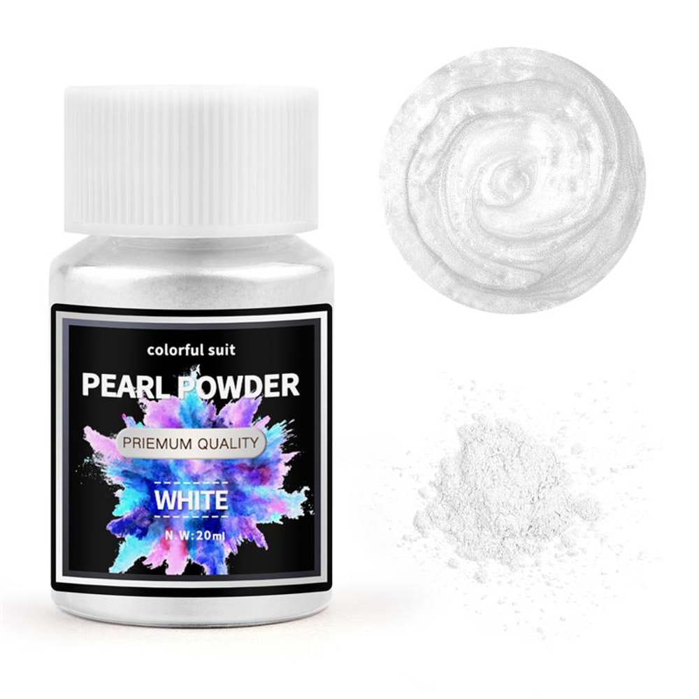 Pearlescent Powder, Epoxy Resin Dye, 24Color Mica Powder Set, Pearl Pigment for DIY Jewelry Making