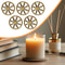 5Pcs Portable Candle Wick Stabilizer, Convenient Round Manual Tool, Wooden Wick Centering Tool for Candle DIY Making