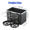 Car Armrest Organizer, Multi Function Storage Box with Phone Holder, Cup and Tissue Holder, Car Stowing Tidying Accessor
