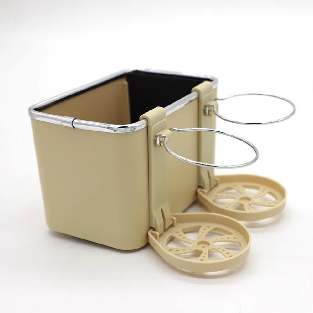 Car Armrest Organizer, Multi Function Storage Box with Phone Holder, Cup and Tissue Holder, Car Stowing Tidying Accessor