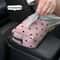 Fashionable Car Tissue Box, Creative Hanging Design, Polka Dot and Bow Tie Pattern, Multi Functional In Car Tissue Paper