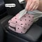 Fashionable Car Tissue Box, Creative Hanging Design, Polka Dot and Bow Tie Pattern, Multi Functional In Car Tissue Paper