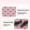 Fashionable Car Tissue Box, Creative Hanging Design, Polka Dot and Bow Tie Pattern, Multi Functional In Car Tissue Paper