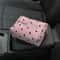 Fashionable Car Tissue Box, Creative Hanging Design, Polka Dot and Bow Tie Pattern, Multi Functional In Car Tissue Paper