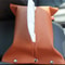 Auto Clip Holder Tissue Box, PU Leather Car Armrest Organizer, Seat Back Paper Napkin Holder Accessory
