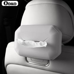 silicone car tissue box, hanging tissue bag, essential car accessories for interior organization