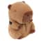 Creative Car Tissue Box, Capybara Cartoon Design, Backseat Tissue Case with Fix Strap, Car Seat Back Paper Bag