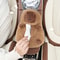 Creative Car Tissue Box, Capybara Cartoon Design, Backseat Tissue Case with Fix Strap, Car Seat Back Paper Bag