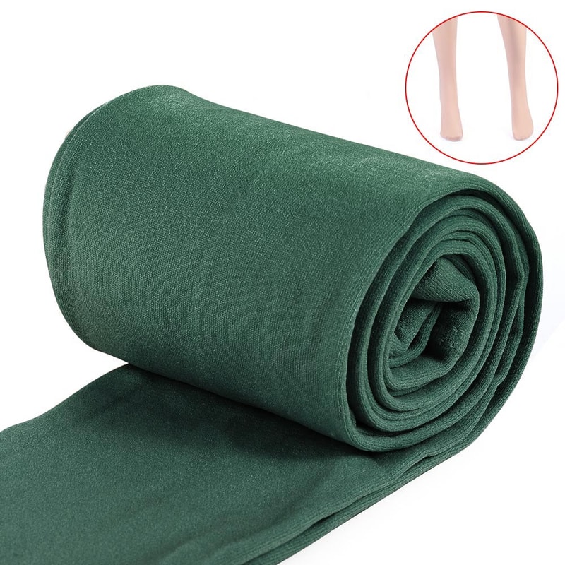 Women Winter Thermal Leggings, Fleece Lined Tights, Warm Thick Stretch Pantyhose