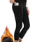 High Waisted Thermal Leggings with Pockets, Fleece Lined Tummy Control, Thick Warm Winter Tights for Women, for Running