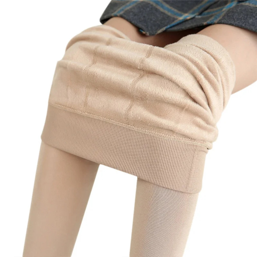 Winter Leggings For Women, Warm Velvet Leggings, High Waist Stretchy Leggings, Solid Color