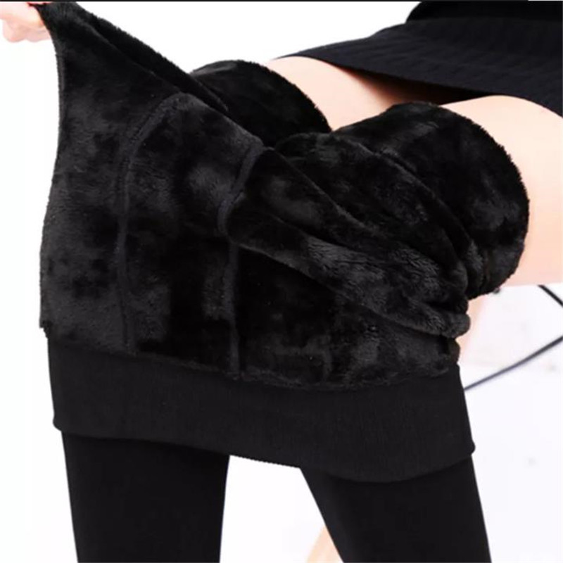 Winter Leggings For Women, Warm Velvet Leggings, High Waist Stretchy Leggings, Solid Color