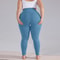 High Waisted Yoga Pants For Women Plus Size Hip Lift Athletic Leggings With Pockets Solid Color Cap 2