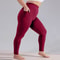 High Waisted Yoga Pants For Women Plus Size Hip Lift Athletic Leggings With Pockets Solid Color Cap 5