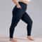 High Waisted Yoga Pants For Women Plus Size Hip Lift Athletic Leggings With Pockets Solid Color Cap 7