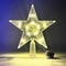 Warm White Lights LED Shining Lamp, Christmas Tree Decoration Stars, TopStar , Home Room Decor for Xmas Festival