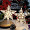 Warm White Lights LED Shining Lamp, Christmas Tree Decoration Stars, TopStar , Home Room Decor for Xmas Festival