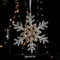 Christmas Tree Ornaments Hanging, Acrylic Crystal Pendant, Snowflake Ornaments , Home Decoration Xmas Gifts