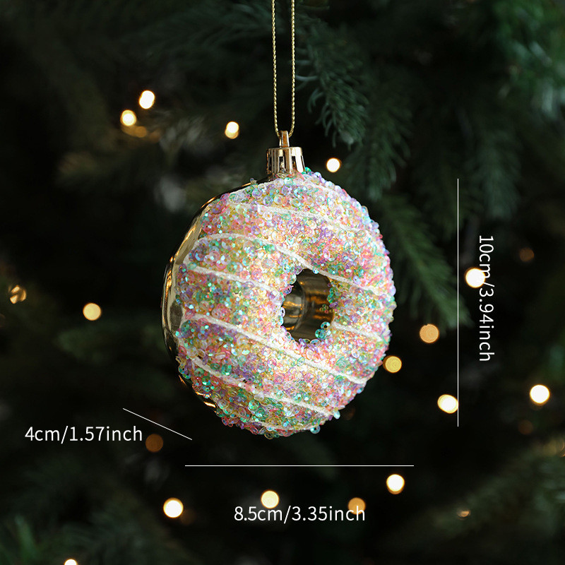 Christmas Tree Ornaments Hanging, Acrylic Crystal Pendant, Snowflake Ornaments , Home Decoration Xmas Gifts