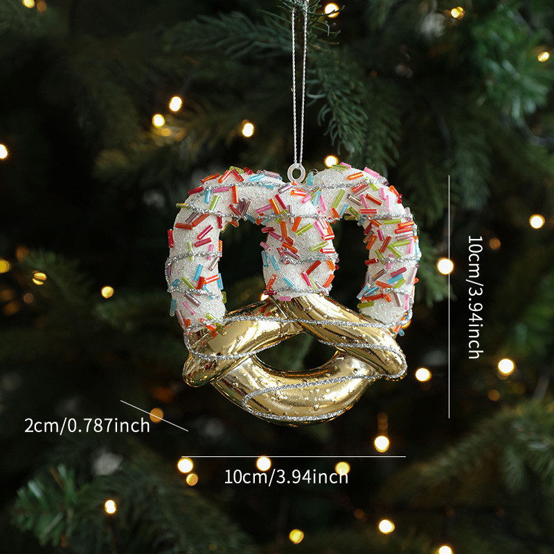 Christmas Tree Ornaments Hanging, Acrylic Crystal Pendant, Snowflake Ornaments , Home Decoration Xmas Gifts