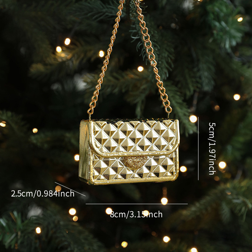 Christmas Tree Ornaments Hanging, Acrylic Crystal Pendant, Snowflake Ornaments , Home Decoration Xmas Gifts