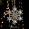 Christmas Tree Ornaments Hanging, Acrylic Crystal Pendant, Snowflake Ornaments , Home Decoration Xmas Gifts