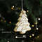 Christmas Tree Ornaments Hanging, Acrylic Crystal Pendant, Snowflake Ornaments , Home Decoration Xmas Gifts