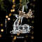 Christmas Tree Ornaments Hanging, Acrylic Crystal Pendant, Snowflake Ornaments , Home Decoration Xmas Gifts