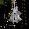 Christmas Tree Ornaments Hanging, Acrylic Crystal Pendant, Snowflake Ornaments , Home Decoration Xmas Gifts