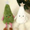 Cute Plush Christmas Decorations, Christmas Tree Doll Ornament, Home Party Decor, Couple Gift Idea, Holiday Plush Doll
