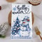 Christmas Snowman Dish Towels , Merry Christmas Kitchen Decor, Party Decoration, Natal New Year Gift