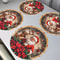 Linen Christmas Santa Snowman Table Mats, Coaster Bowl Pad, Coffee Cup Placemat, Navidad Home Kitchen Decoration