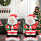 Tall Christmas Party Decor Extra Large Santa Claus Foil Balloon Decoration Santa In Red Suit And Gr 0