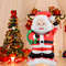 Tall Christmas Party Decor Extra Large Santa Claus Foil Balloon Decoration Santa In Red Suit And Gr 2