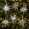Glitter Star Xmas Tree Pendants Christmas Exploding Star Hanging Ornament Elegant Christmas Decorat 0